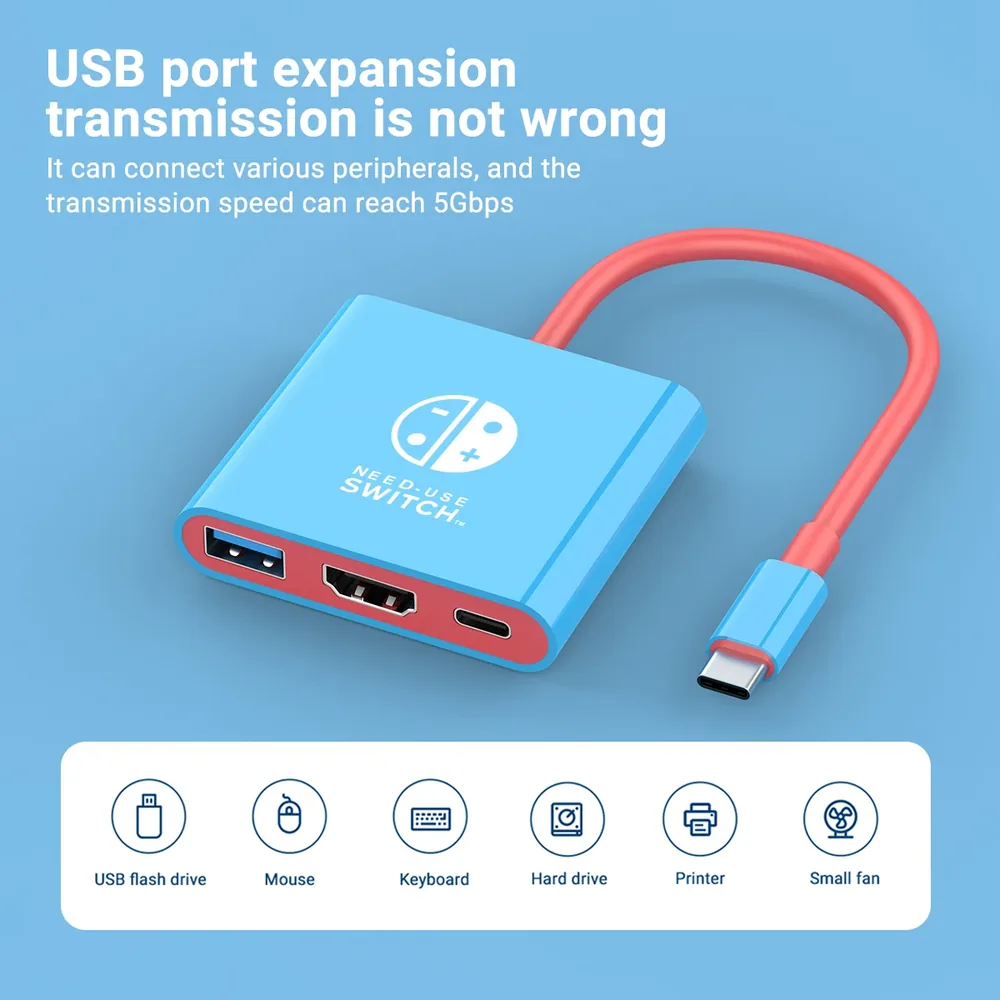 USB 3.0 포트에 다양한 주변기기를 연결한 모습