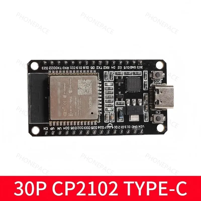 ESP32 개발 보드 정면 상세
