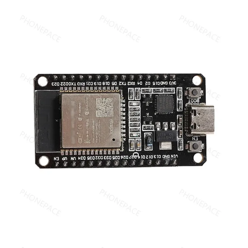 ESP32 개발 보드 정면 확대