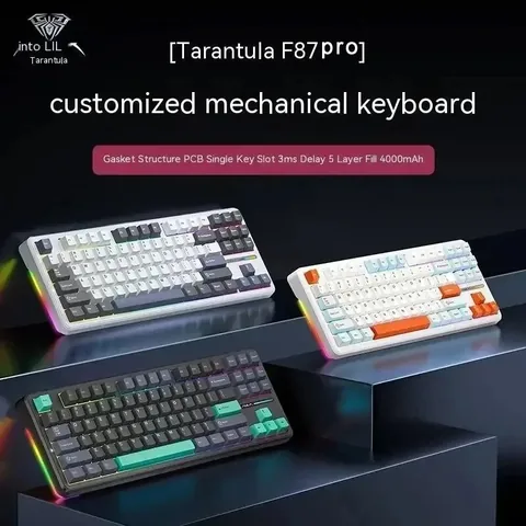 AULA F87 Pro 기계식 키보드, 가성비 무선 직구 후기