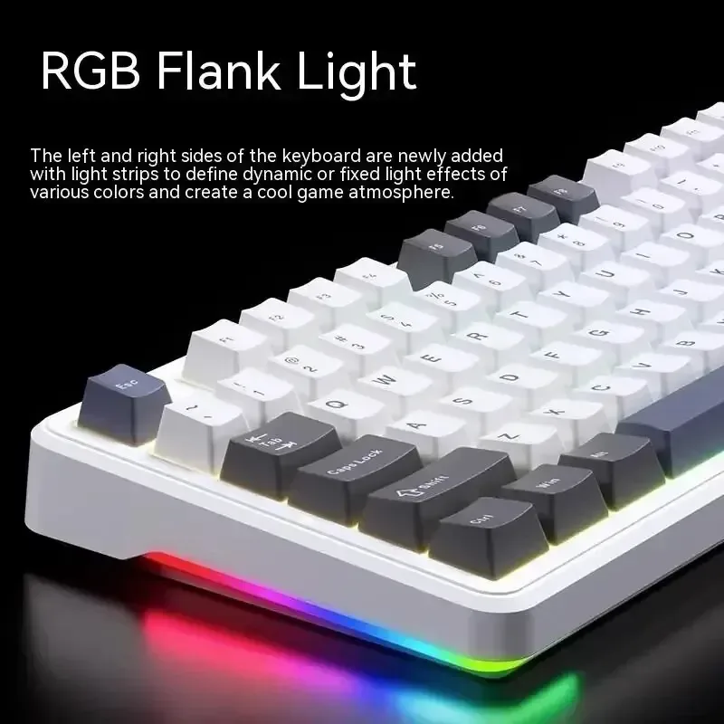 키보드 측면의 화려한 RGB 라이트 스트립