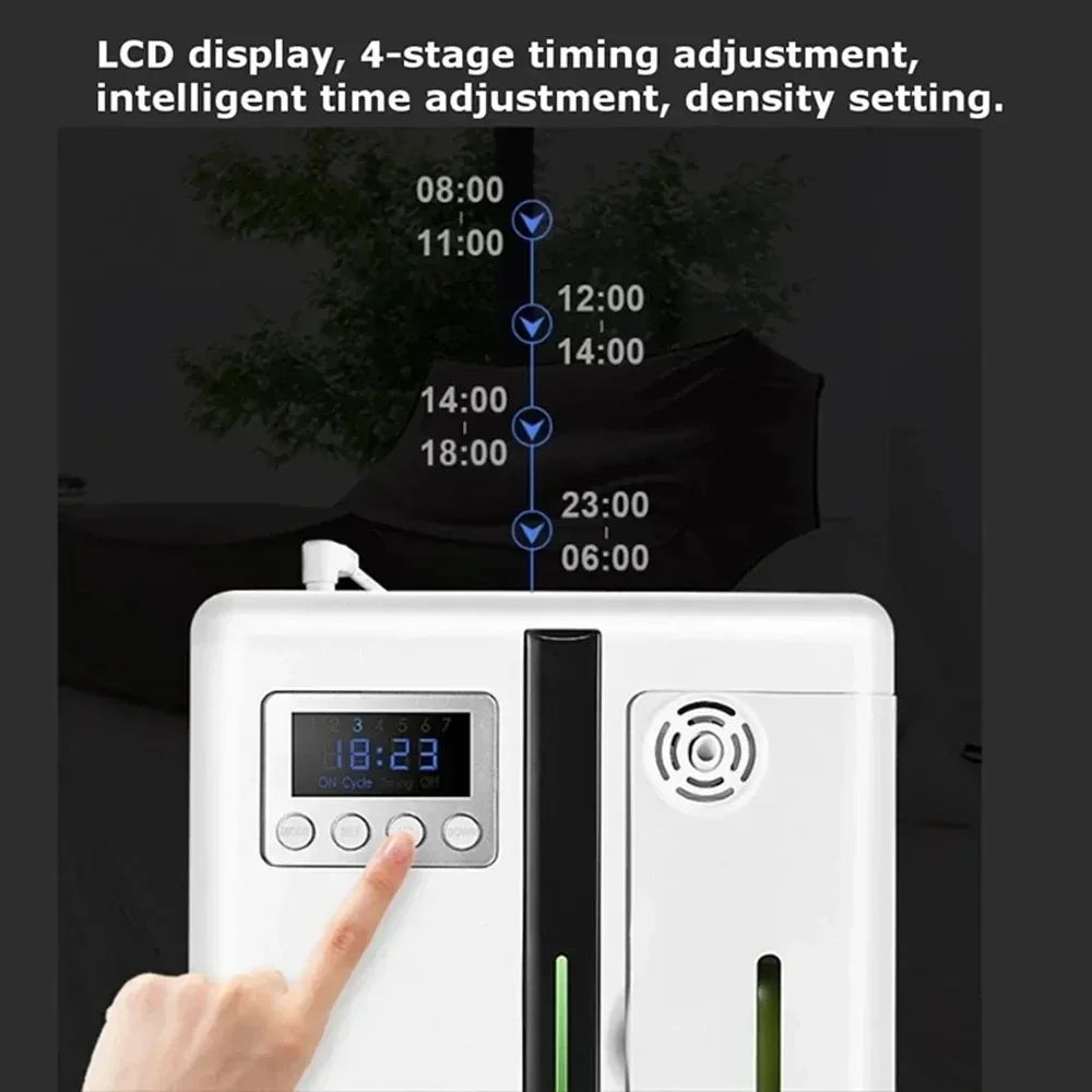 LCD 디스플레이로 타이밍을 설정하는 손