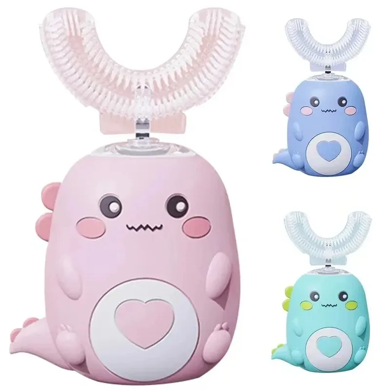 다양한 색상의 어린이용 전동칫솔 옵션