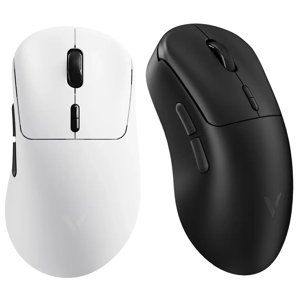 블랙과 화이트 색상의 Rapoo VT3 GEN-2 마우스
