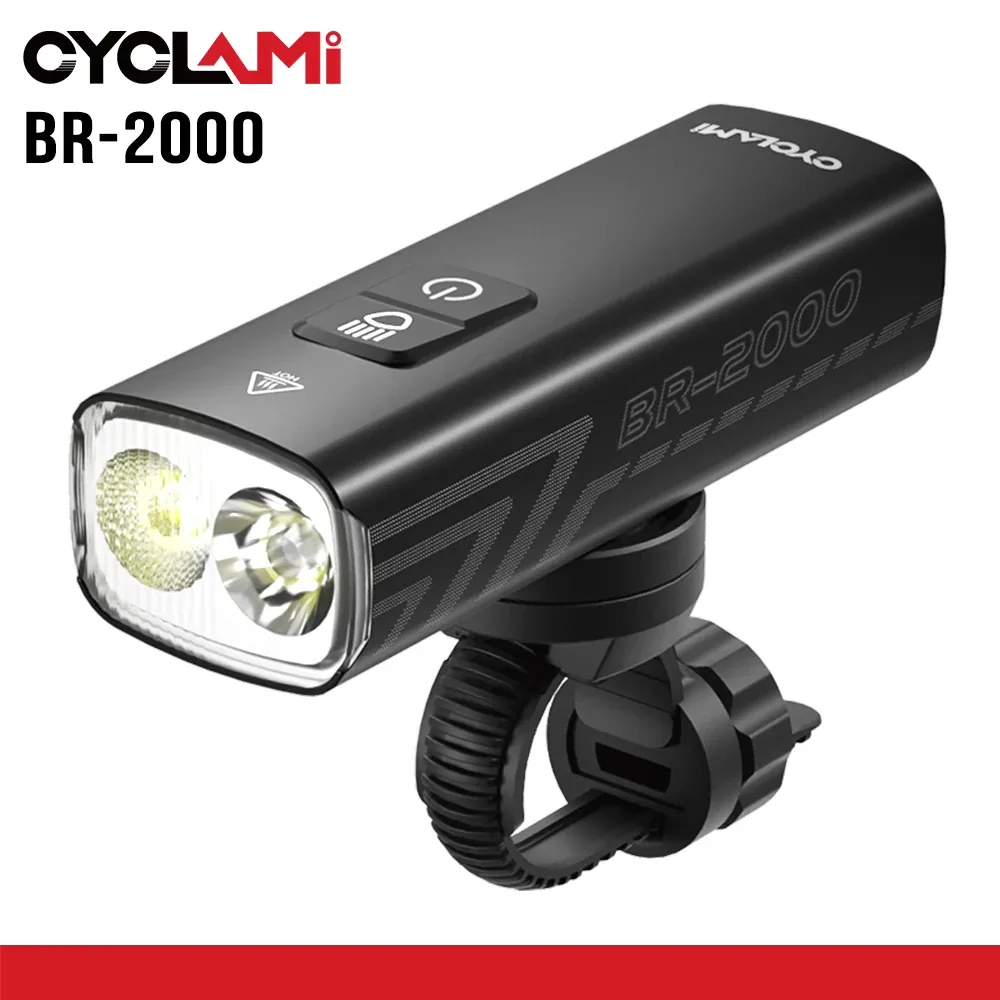 CYCLAMI BR-2000 자전거 라이트 전면 모습
