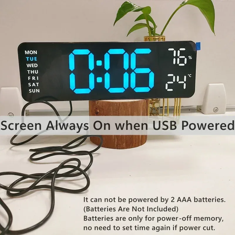 USB 전원 연결이 필수임을 보여주는 안내