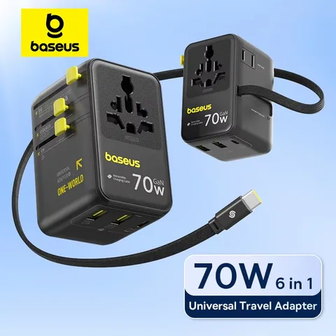 알리 직구 베이스어스 GaN 70W 여행용 어댑터 실사용 후기