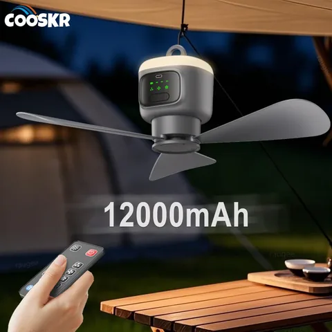 알리 직구 캠핑용 천장 팬 추천: 12000mAh 대용량 배터리 실사용 후기