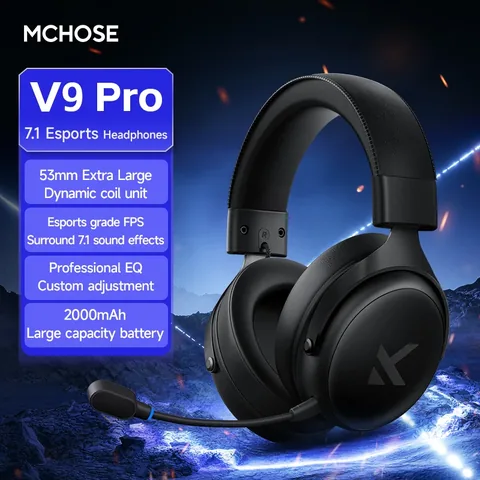 MCHOSE V9 Pro 게이밍 헤드셋 제품 전면 모습