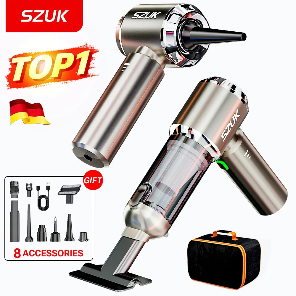 SZUK 무선 청소기 본체와 8종 액세서리 세트