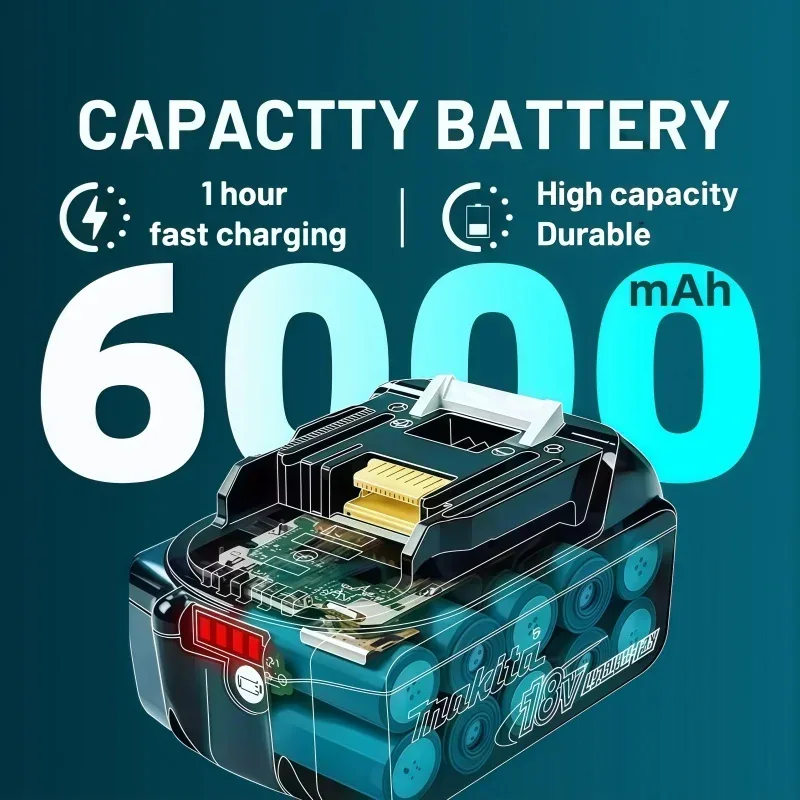 6000mAh 대용량 배터리 구조도