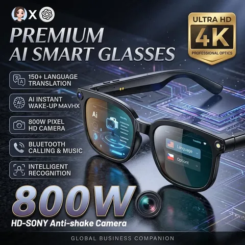 알리 직구 스마트 안경, 4K 카메라와 AI 번역 기능 활용기