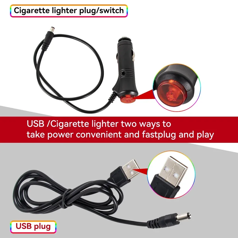 시가잭과 USB 전원 연결 방식