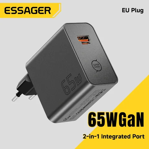 에세저 65W GaN 충전기 제품 전면