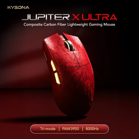 KYSONA Jupiter X Ultra 게이밍 마우스, 8000Hz 고성능 직구 후기